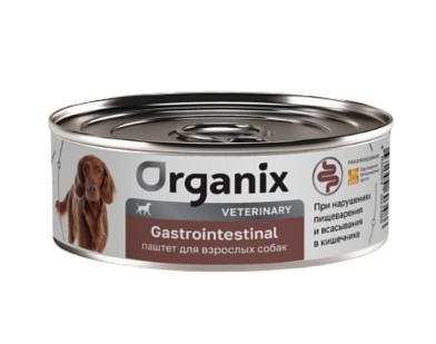 Organix vet  GASTROINTESTINAL консервы для взрослых собак при нарушениях пищеварения