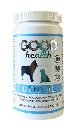 Купить good dog health мультивитаминный комплекс для собак и щенков для здоровья зубов и костей с кальцием, фосфором и витамином Д
