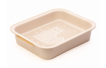 Купить Альта Лоток для кошек с сеткой бежевый