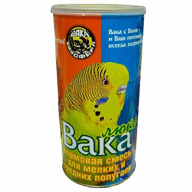 Вака Люкс сухой корм для мелких и средних попугаев