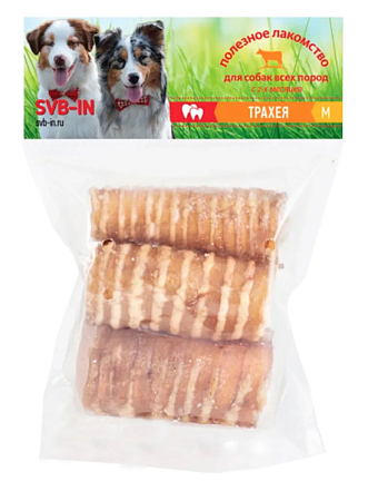 Купить svb-in лакомство для собак средних пород Трахея говяжья М