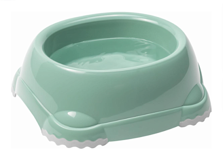 Купить moderna smarty миска пластиковая нескользящая для собак и кошек, нежно-зеленая