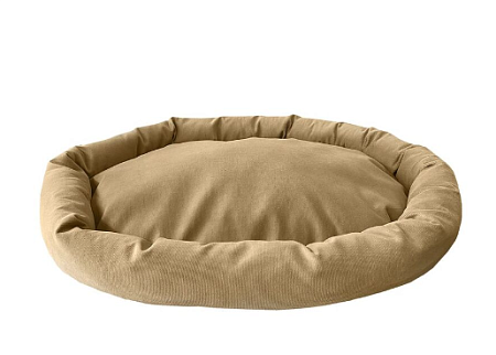 Купить homepet Микровелюр golden stone лежак горчичный для собак и кошек