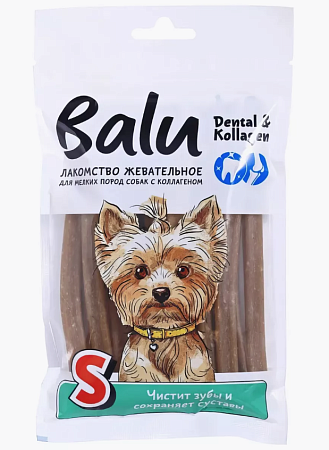 Купить balu жевательное лакомство для собак мелких пород с коллагеном