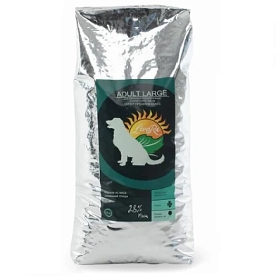 LiveRA Adult Large Dog сухой корм для взрослых собак крупных и гигантских пород, жаркое из домашней птицы