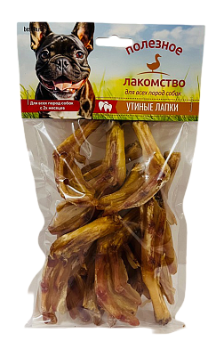 SVB-IN лакомство для взрослых собак всех пород, утиные лапки