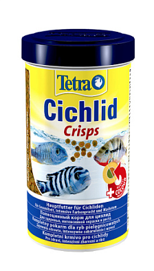Tetra Cichlid Crisps Основной корм для цихлид и крупных рыб, чипсы