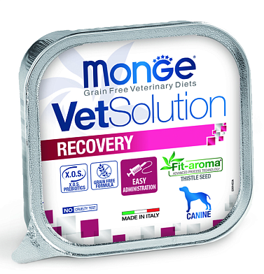 Monge VetSolution Dog Recovery диетический корм для взрослых собак всех пород при восстановлении питания в период выздоровления (ламистер)