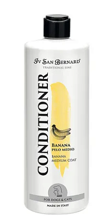 Купить iv san bernard traditional line banana кондиционер для средней шерсти для собак и кошек