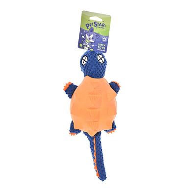 PetStar игрушка для собак ЧЕРЕПАШКА с шипами, латекс, хлопок