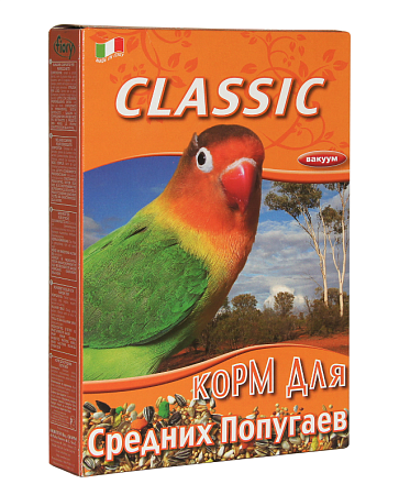 Купить fiory classic сухой корм для средних попугаев