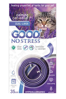 GOOD CAT Stress Успокаивающий ошейник для Кошек 35см