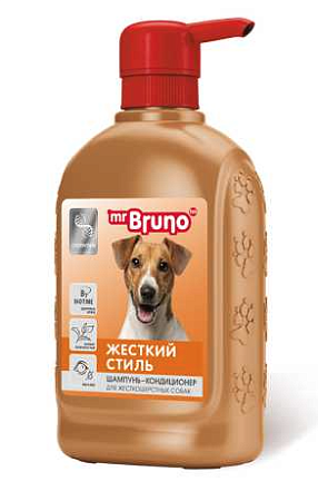 Купить mr.bruno Шампунь-кондиционер "Жесткий стиль" для собак