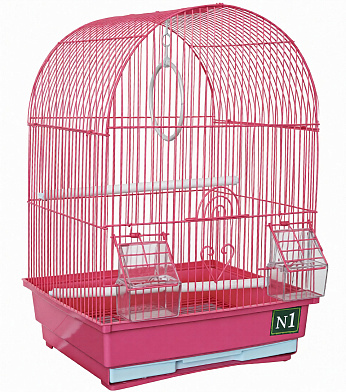№1 клетка для птиц овальная укомплектованная