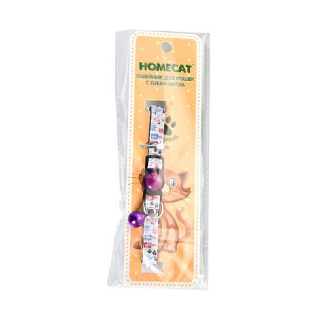 Купить homecat Рыбки ошейник для кошек с бубенчиком