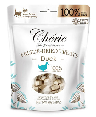 PETTRIC Лакомства для кошек сублимированная утка