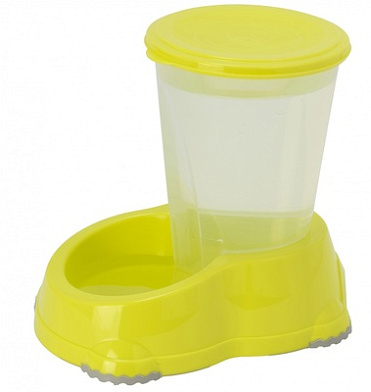 Moderna Smart автопоилка пластиковая для собак, лимонно-желтый