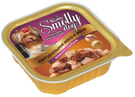 Купить Зоогурман влажный корм для собак "smolly dog" ягненок с сердцем (ламистер)