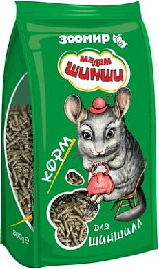 ЗООМИР "Мадам Шинши" Сухой корм для шиншилл