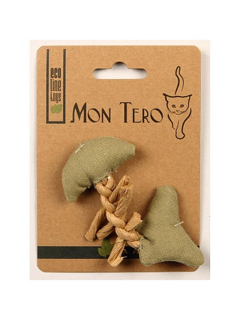 Купить Мон Теро ЭКО игрушка для кошек рыбья кость с кошачьей мятой зеленая