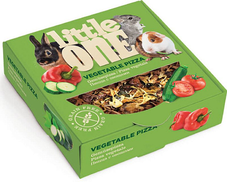 Купить little one лакомство для грызунов Пицца с овощами шоу-бокс