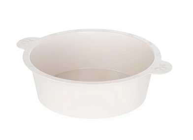 ALTA миска пластиковая круглая для собак и кошек, бежевая