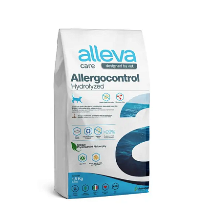 Купить alleva care cat allergocontrol сухой диетический корм для взрослых кошек при аллергии