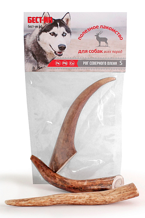 Купить svb-in лакомство для взрослых собак всех пород, рог северного оленя
