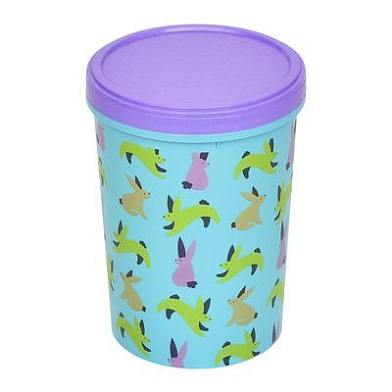 Tappi Тэтиг контейнер пластиковый для корма для собак и кошек, голубой