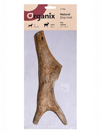 Купить organix премиум лакомство для собак Олений рог l