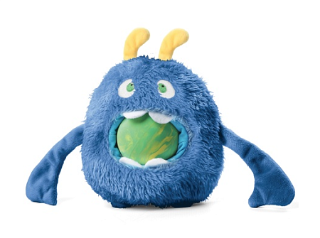 Купить triol игрушка для собак Синий тролль с мячиком