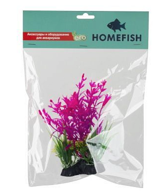 HOMEFISH Лоропеталум растение для аквариума пластиковое с грузом