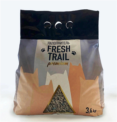 Fresh Trail наполнитель для кошек кремниевый, впитывающий премиум