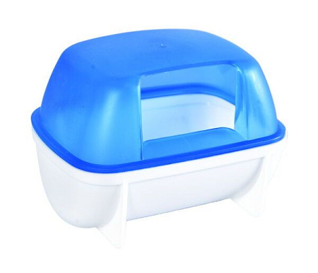 Купить homepet купалка для мелких грызунов пластиковая синяя