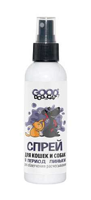 Good Dog&Cat спрей для кошек и собак в период линьки