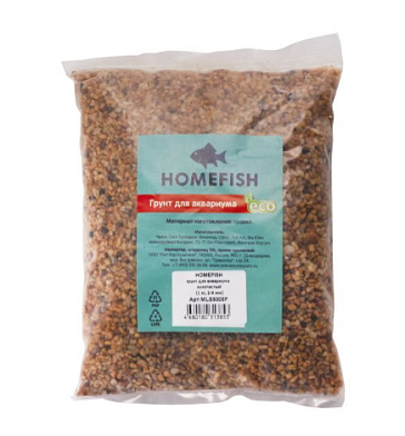 HOMEFISH грунт для аквариума 2-4 мм золотистый