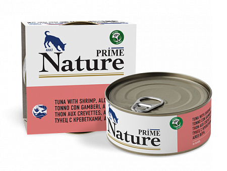 Купить prime nature Консервы для собак тунец с креветками и алоэ в бульоне