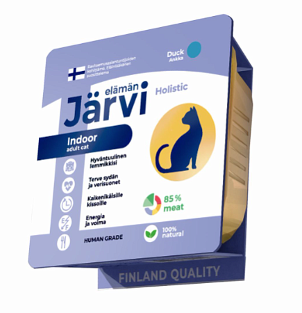 Купить jarvi Паштет для домашних кошек с уткой (ламистер)
