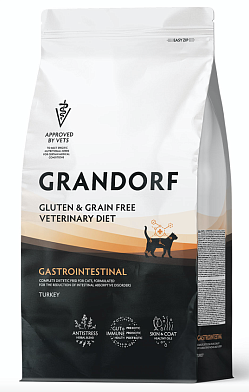 Grandorf Veterinary Diet Cat Gastrointestinal полнорационный диетический сухой корм для кошек при расстройствах пищеварения