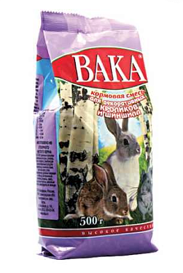 ВАКА "ВК" Сухой корм для шиншилл и декоративных кроликов