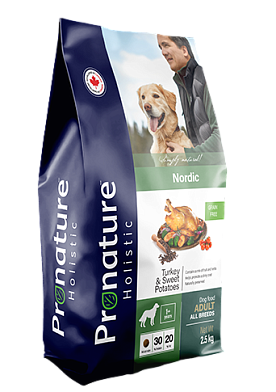 Pronature Holistic gf сухой корм для взрослых собак всех пород, индейка с уткой