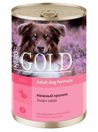 Купить nero gold консервы для собак "Нежный кролик"