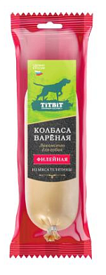 TITBIT Лакомства для взрослых собак колбаса вареная Филейная