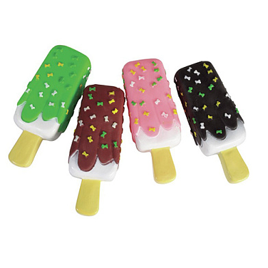 Camon игрушка для собак мороженое на палочке, черное 