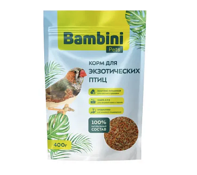 Bambini Pets Сухой корм для экзотических птиц