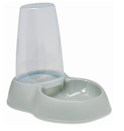 Купить moderna автокормушка пластиковая для собак, оливковый-серый