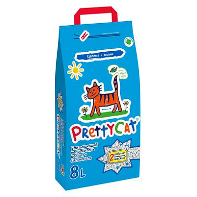 Pretty Cat наполнитель для кошек впитывающий с алоэ