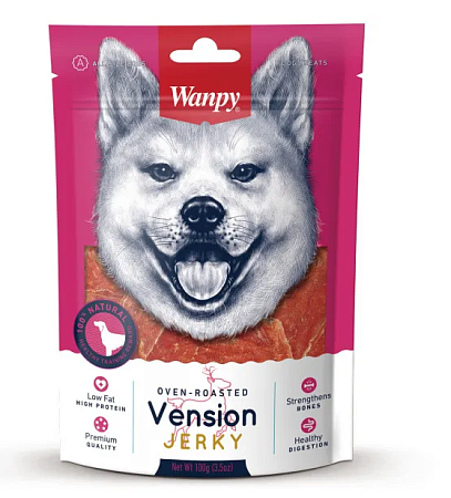 Купить wanpy dog лакомство для собак филе из оленины