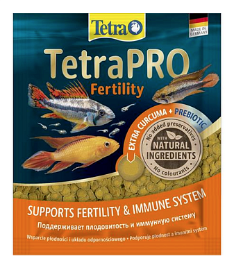 Tetra TetraPRO Fertility Multi-Crisps Корм с куркумой для поддержания репродуктивных функци рыб