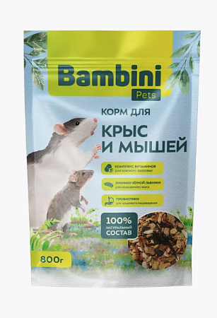Купить bambini pets Сухой корм для крыс и мышей